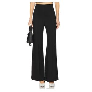NWOT- Ripley Rader Ponte Knit Wide Leg Pant in Black SZ 2 Small